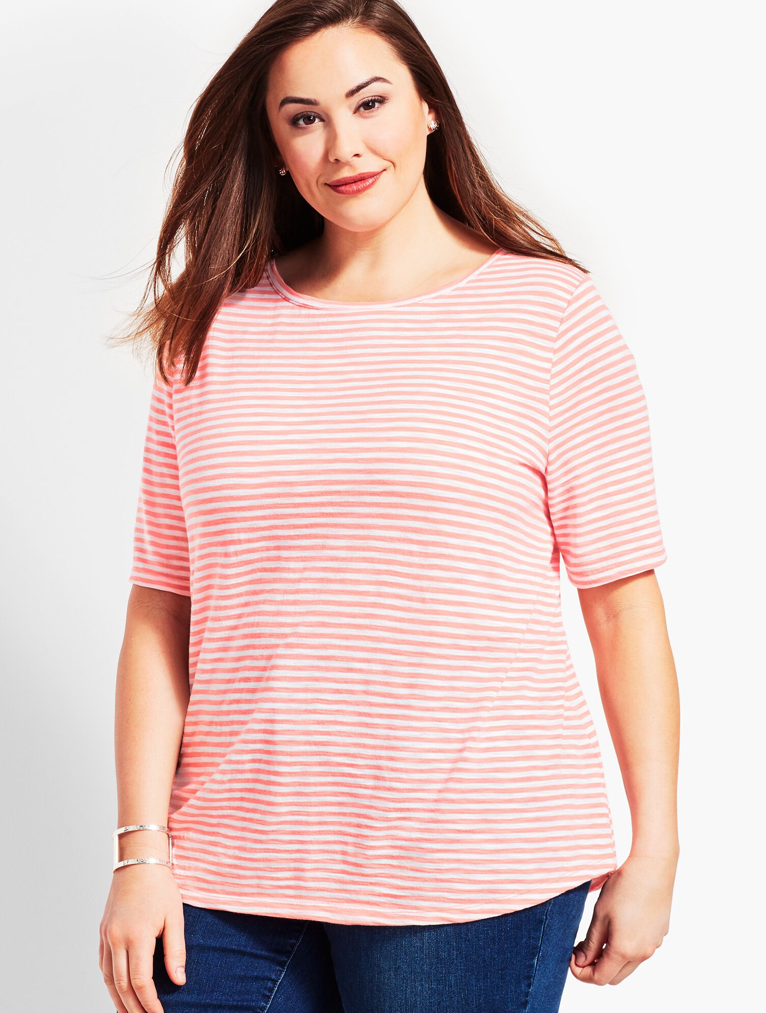 Sail Stripe Boatneck Tee