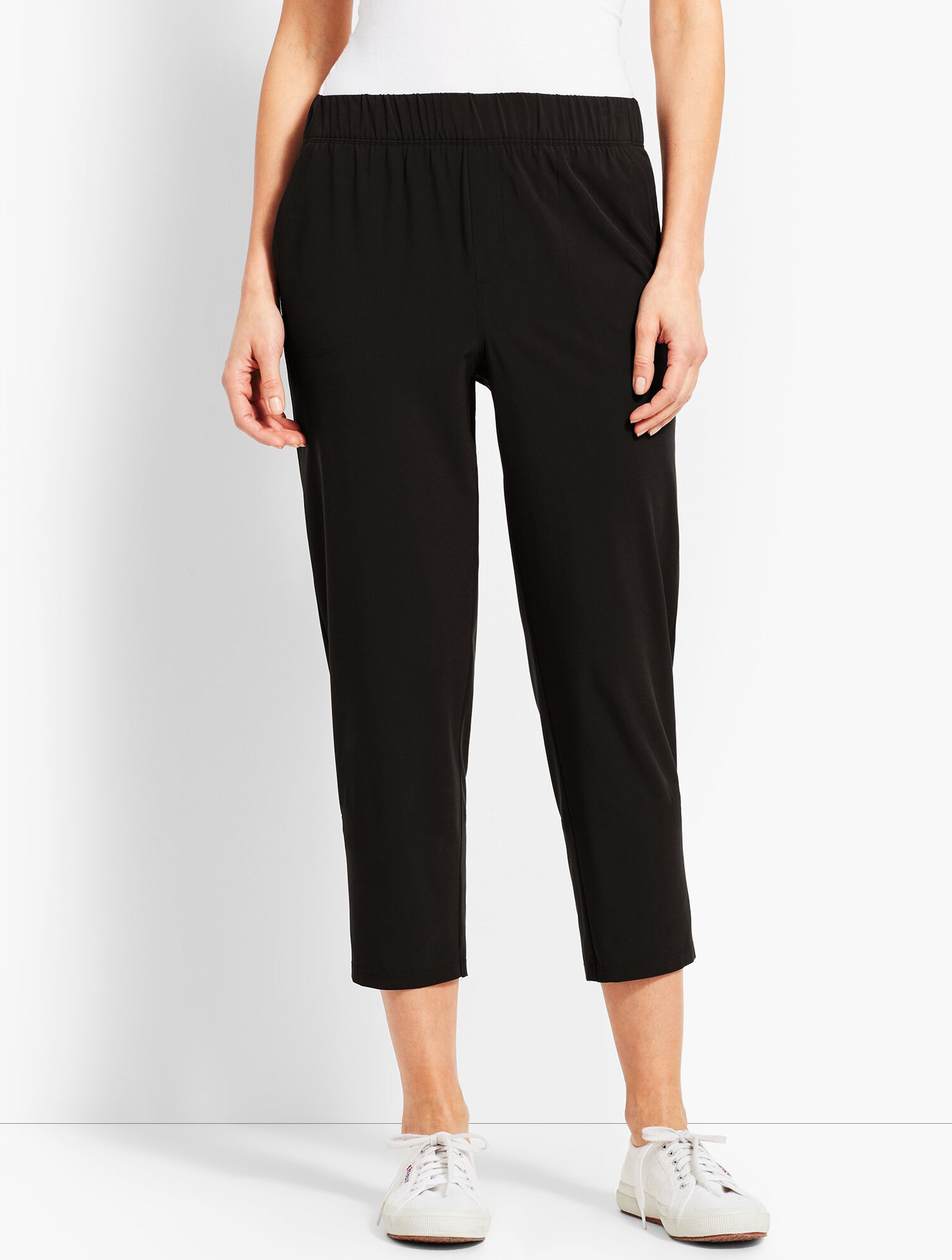 Stretch Woven Crop