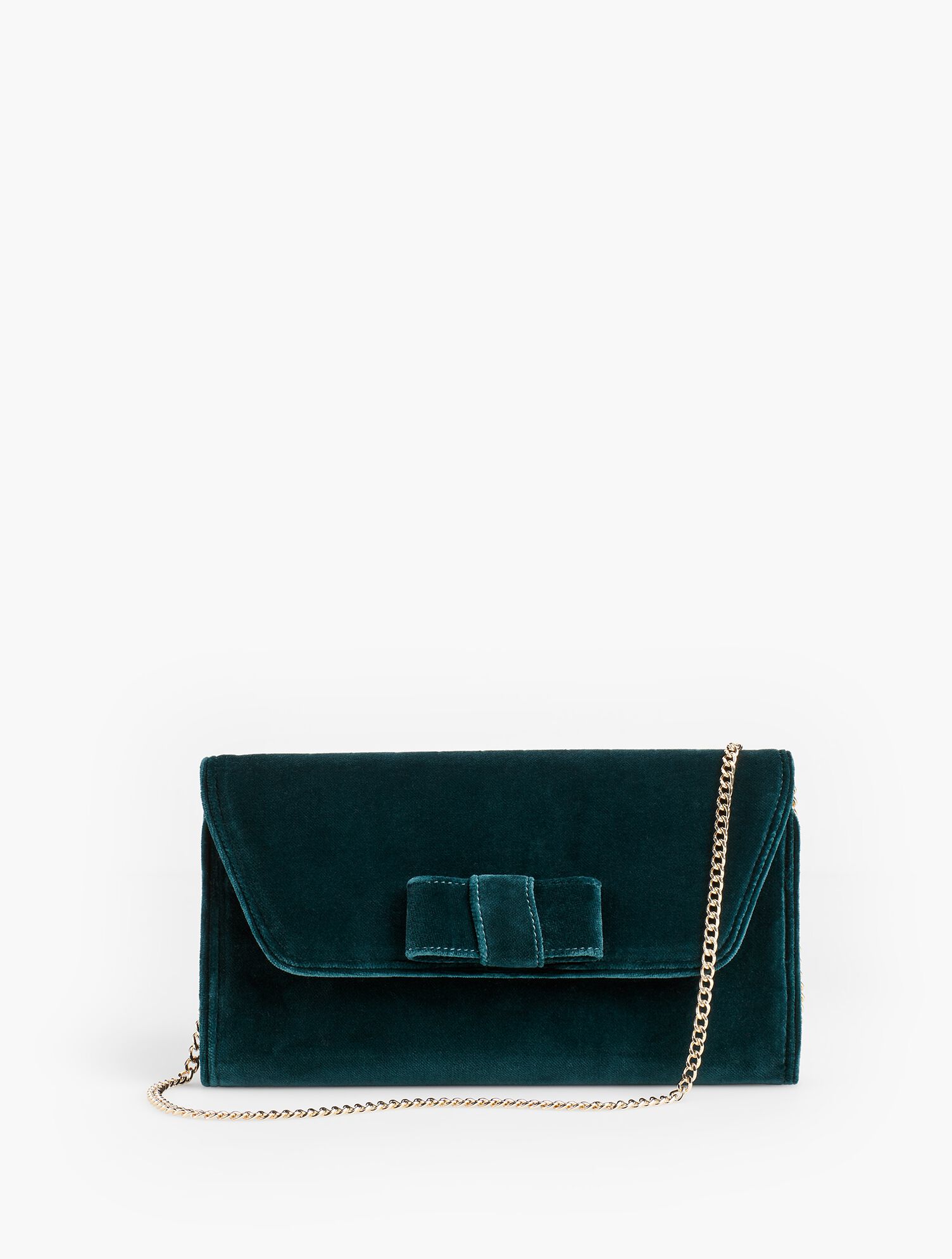 Velvet Bow Clutch