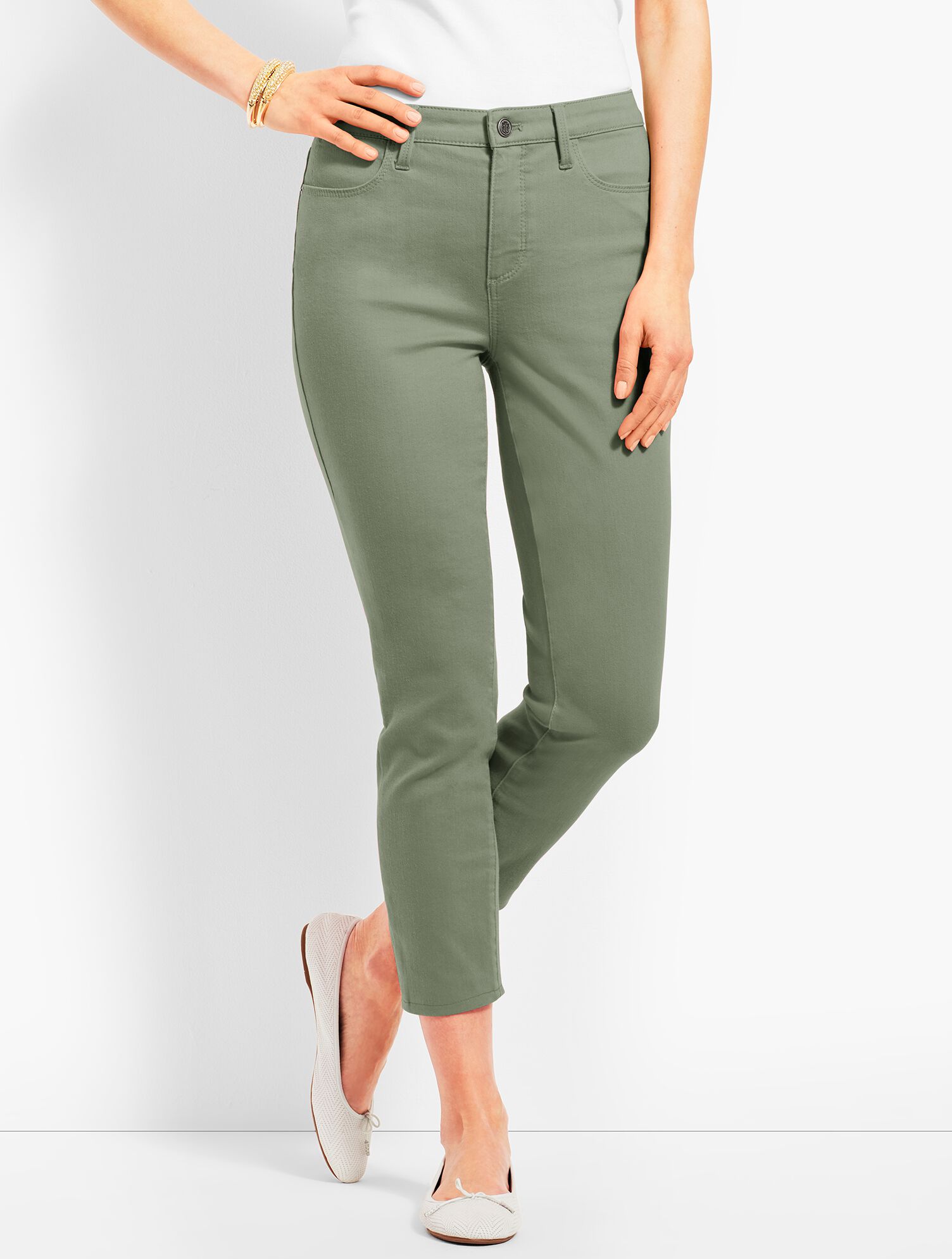 Colored Denim Crop Jegging