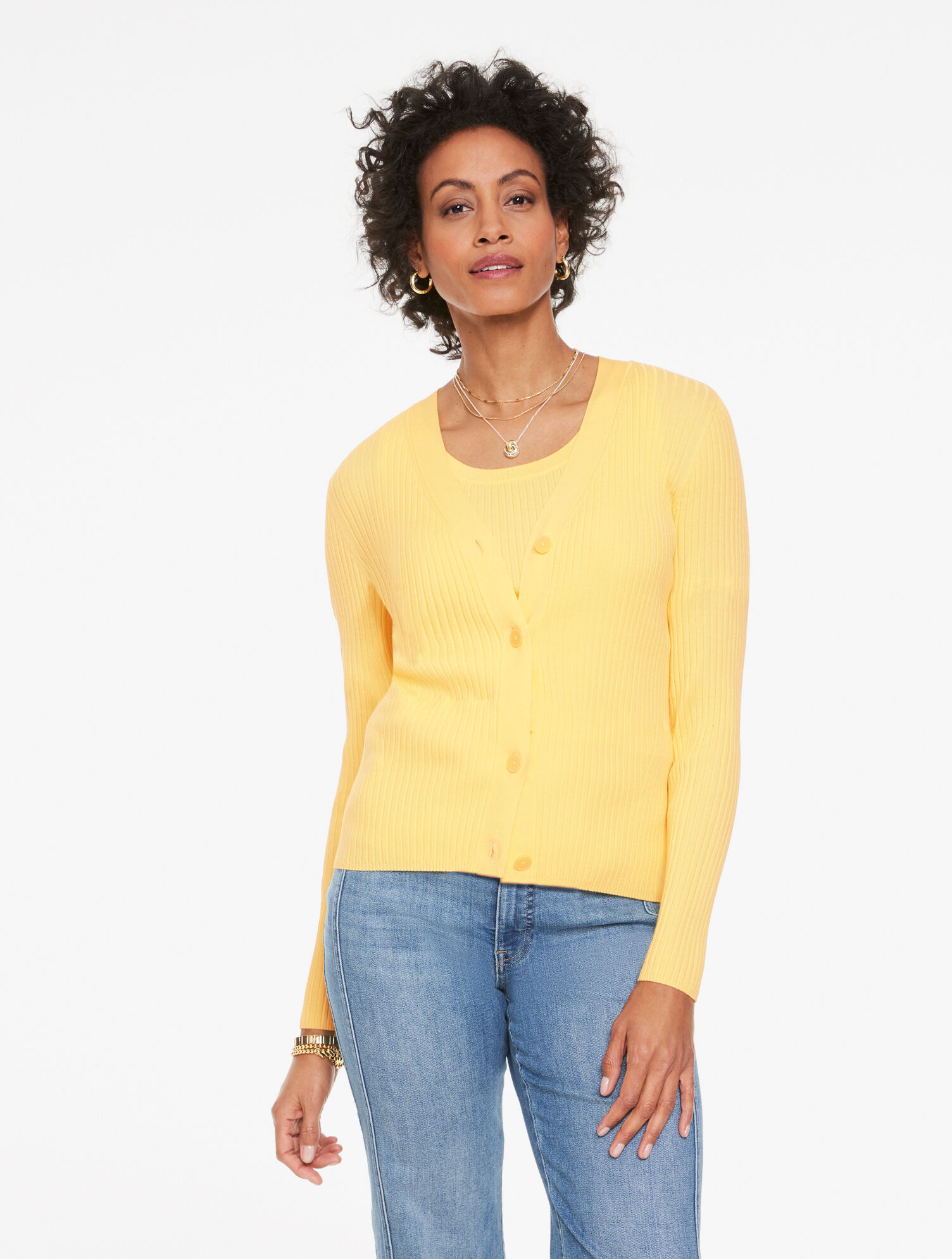 Ribbed Cardigan