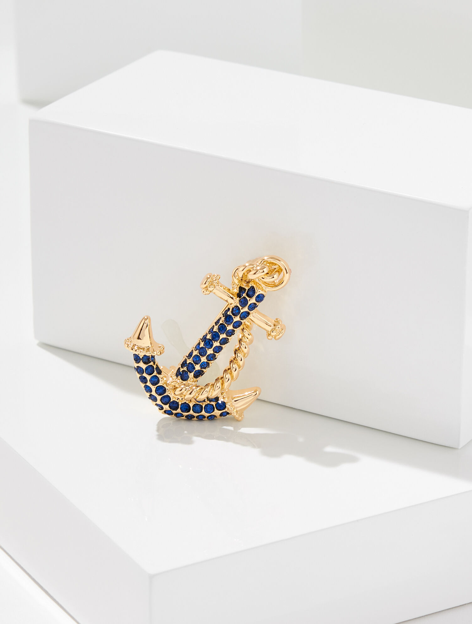 Anchors Up Brooch