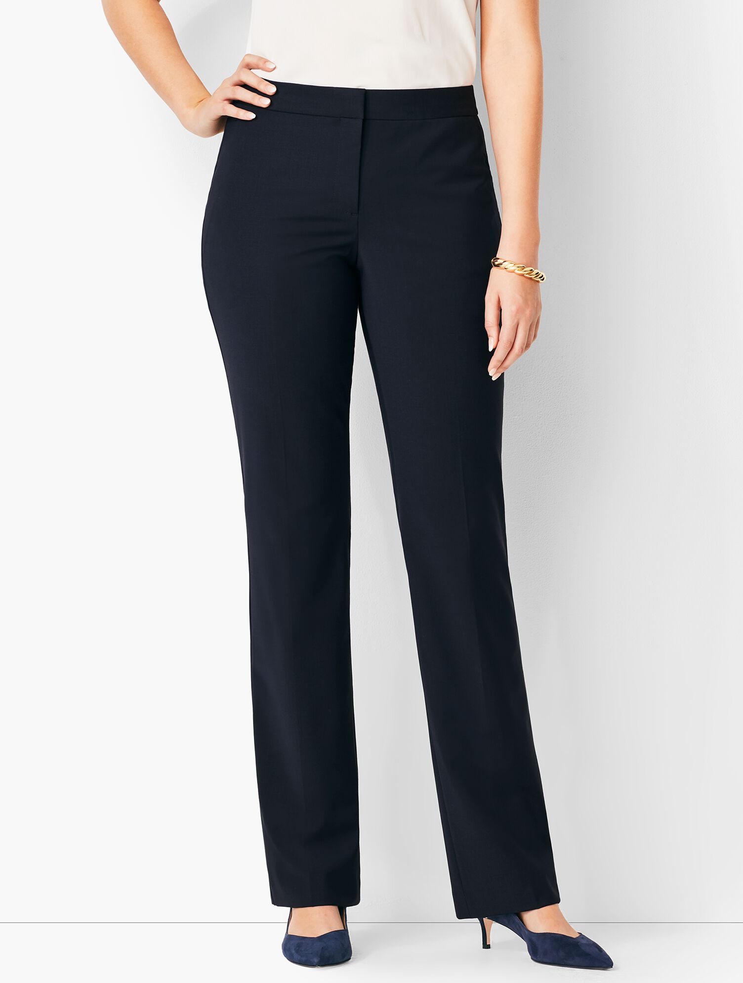 Seasonless Wool Barely Boot Pants - Curvy Fit