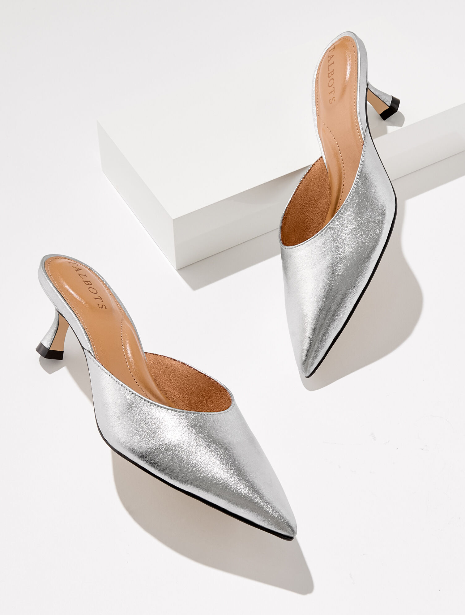 Ember Metallic Nappa Mules