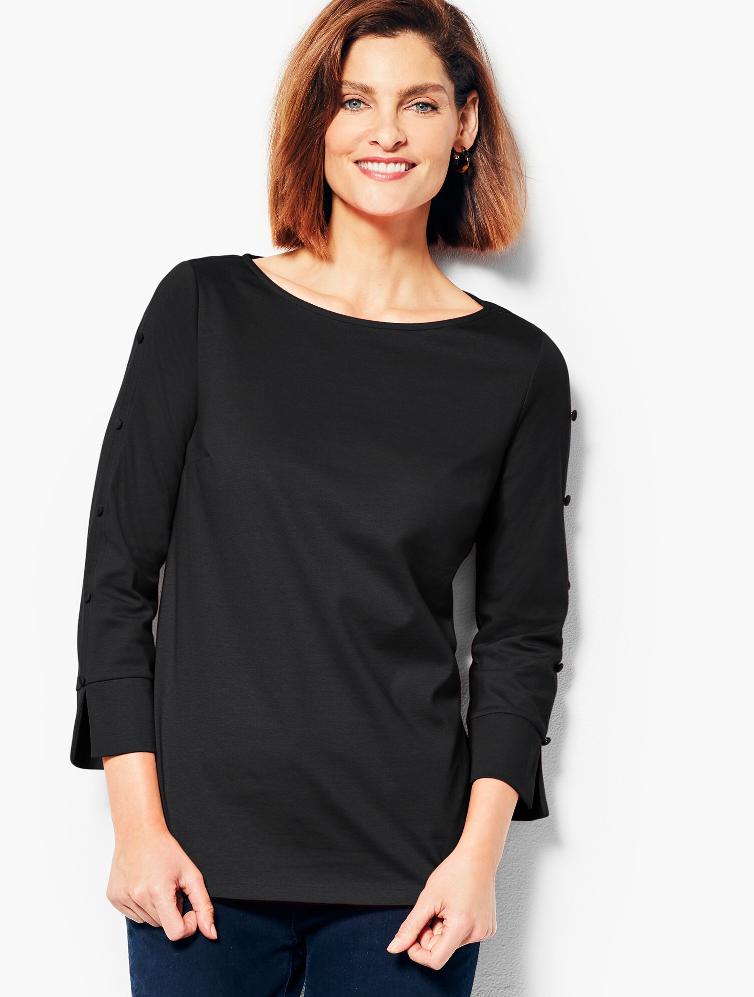 Slit-Sleeve Tee