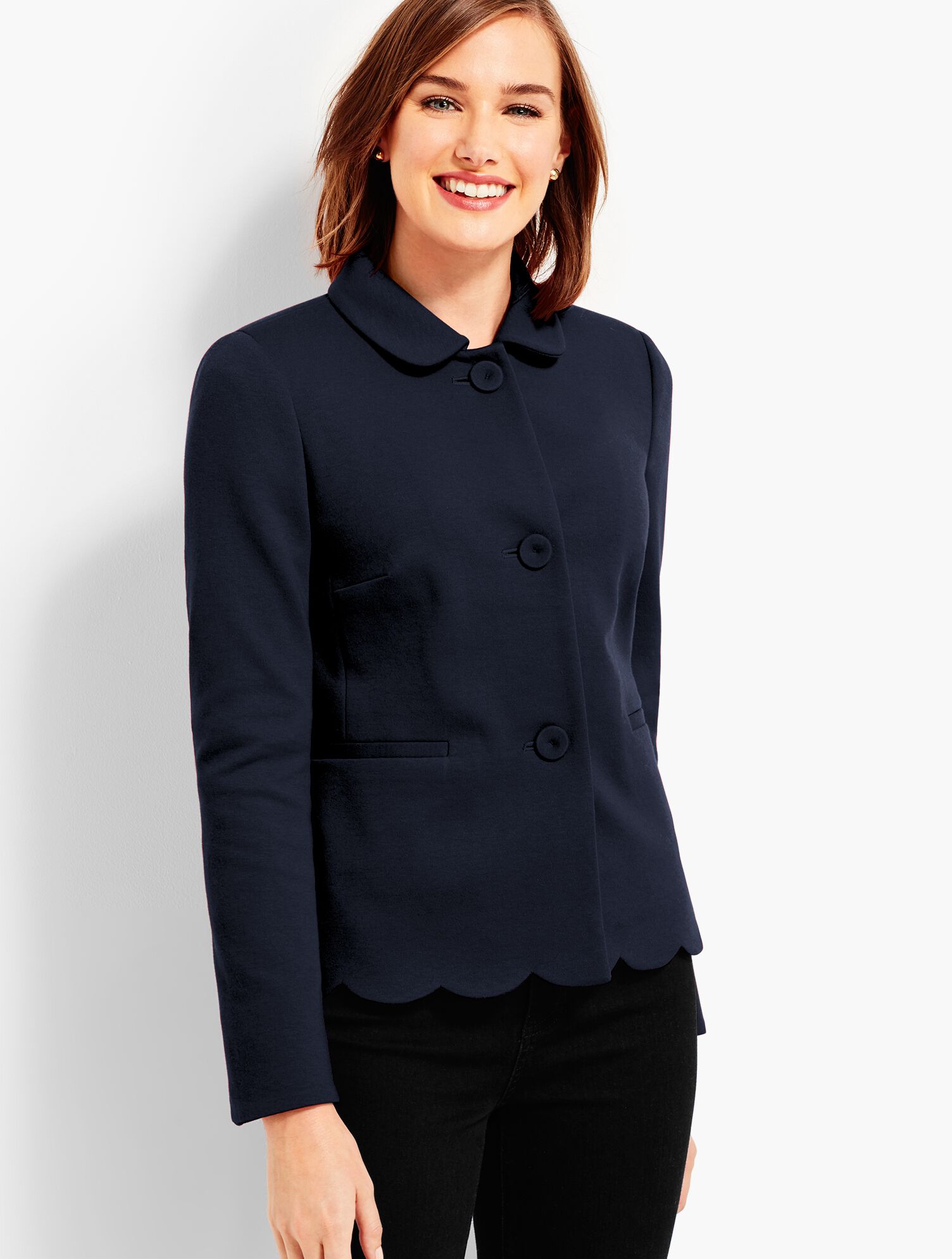 Scallop Ponte Jacket