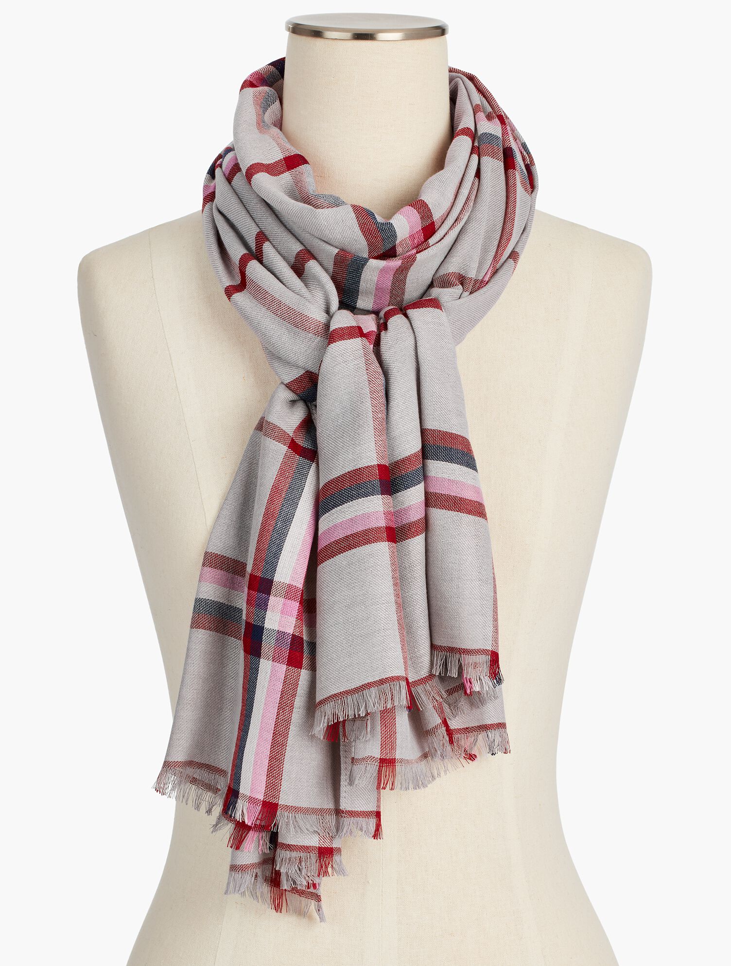 Luxe Plaid Scarf