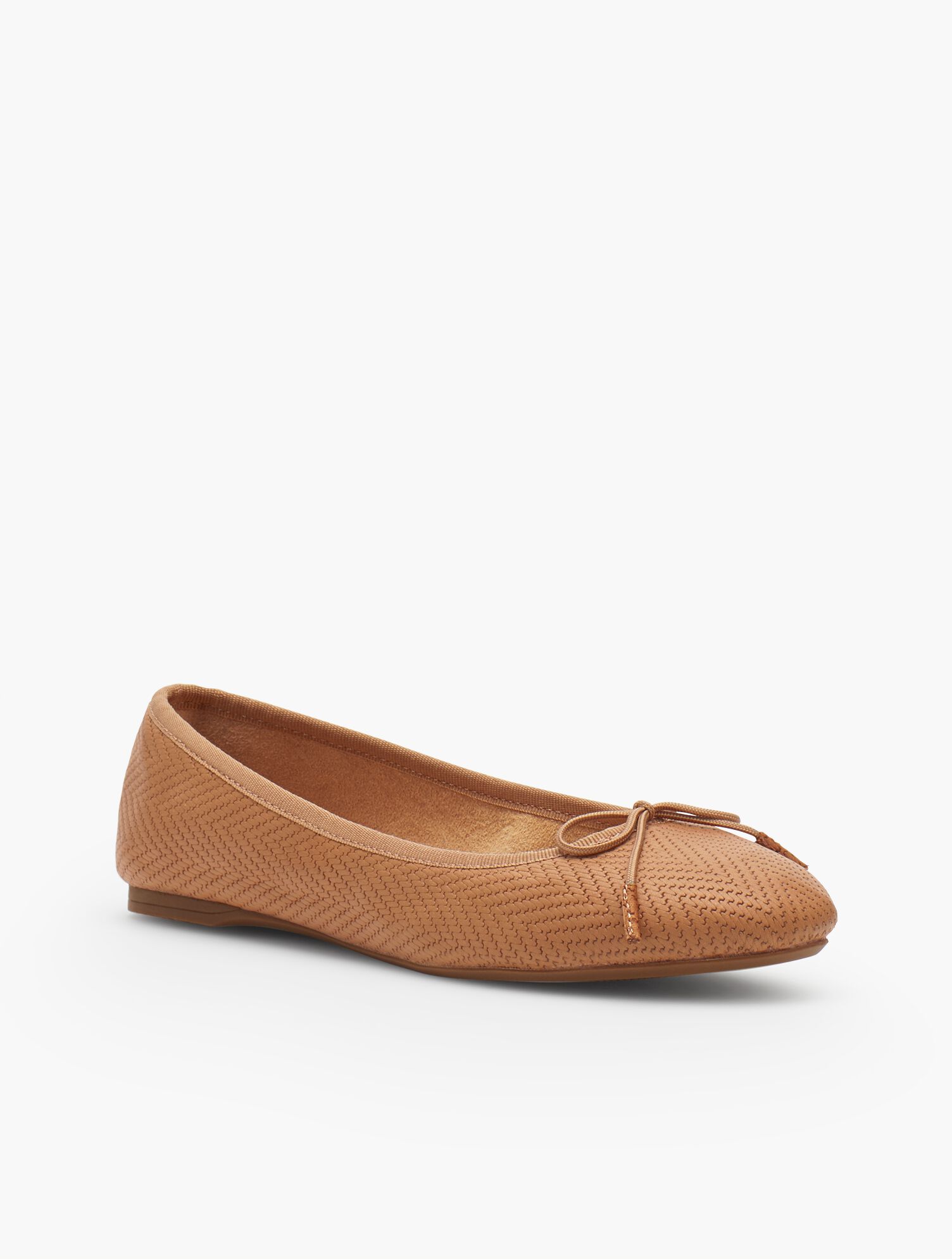 Penelope Herringbone Ballet Flats