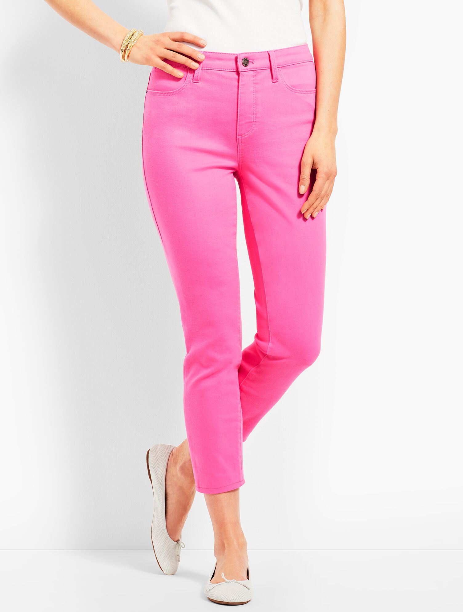 Colored Denim Crop Jegging