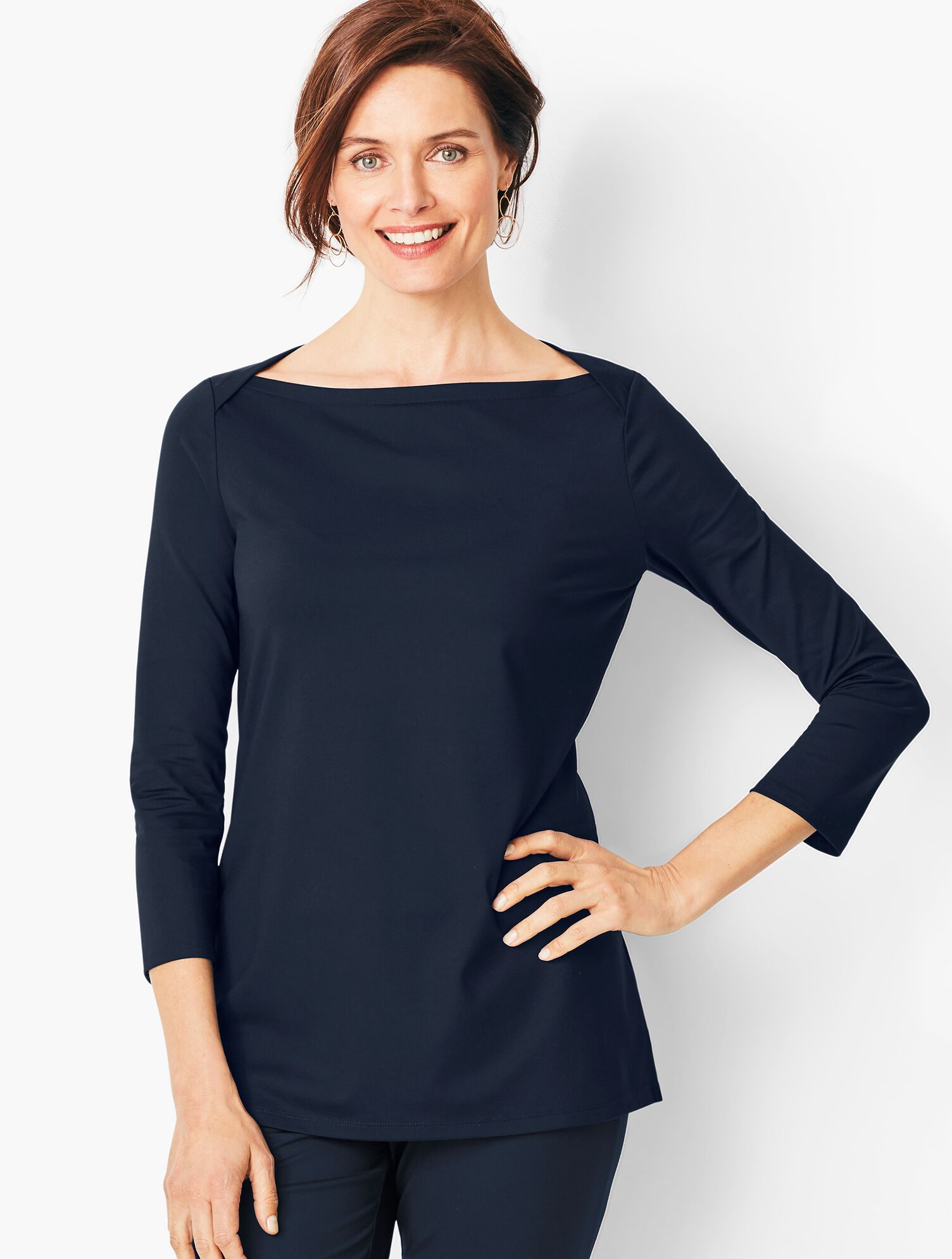 Knit Jersey Tunic Top