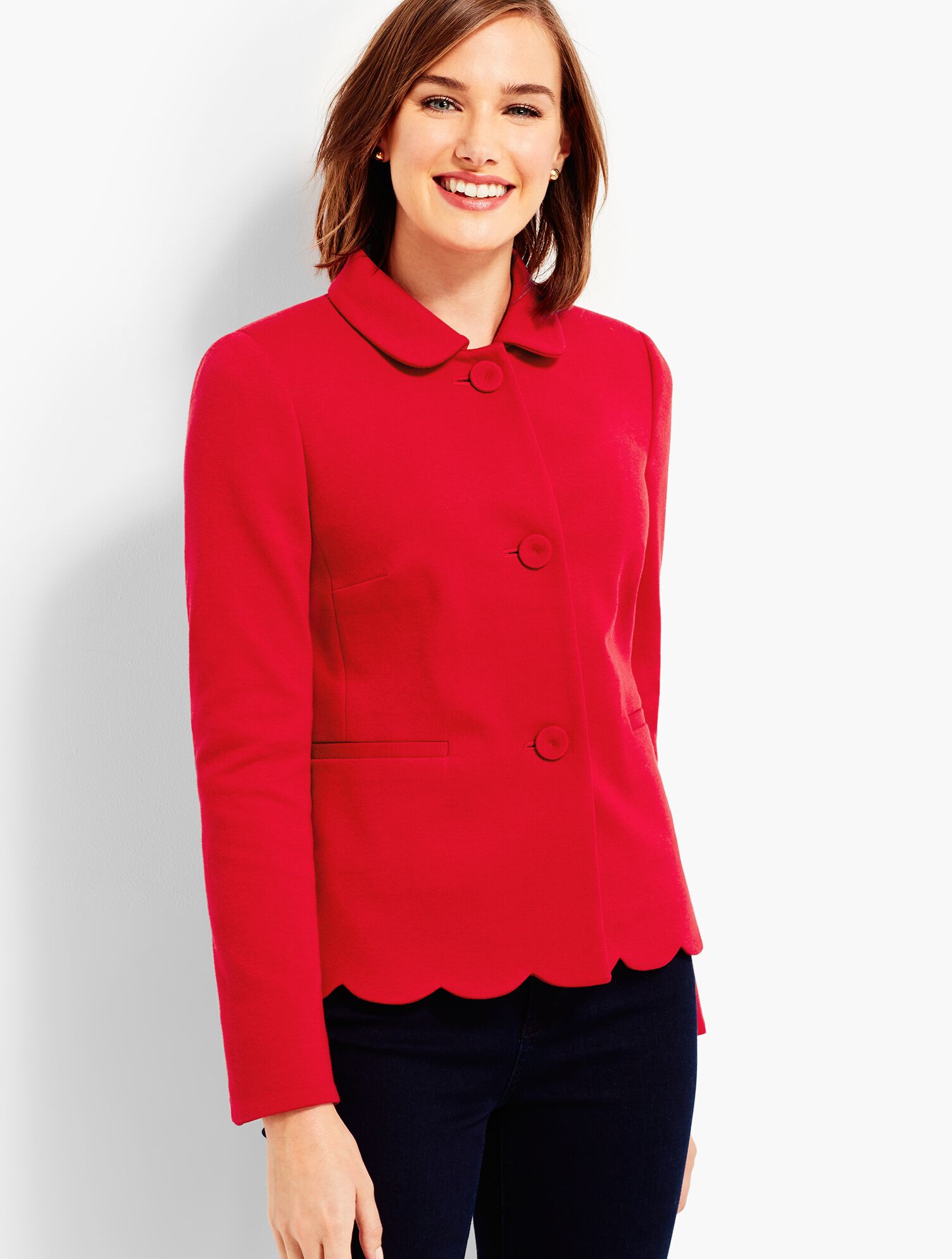 Scallop Ponte Jacket