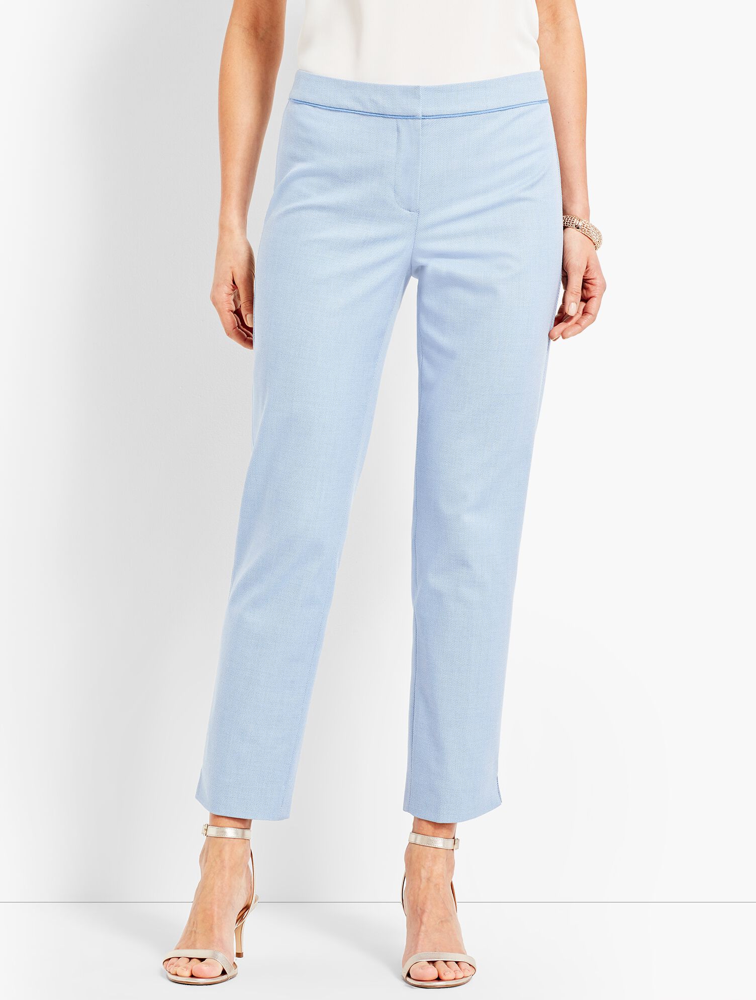 Birdseye Slim Ankle Pant