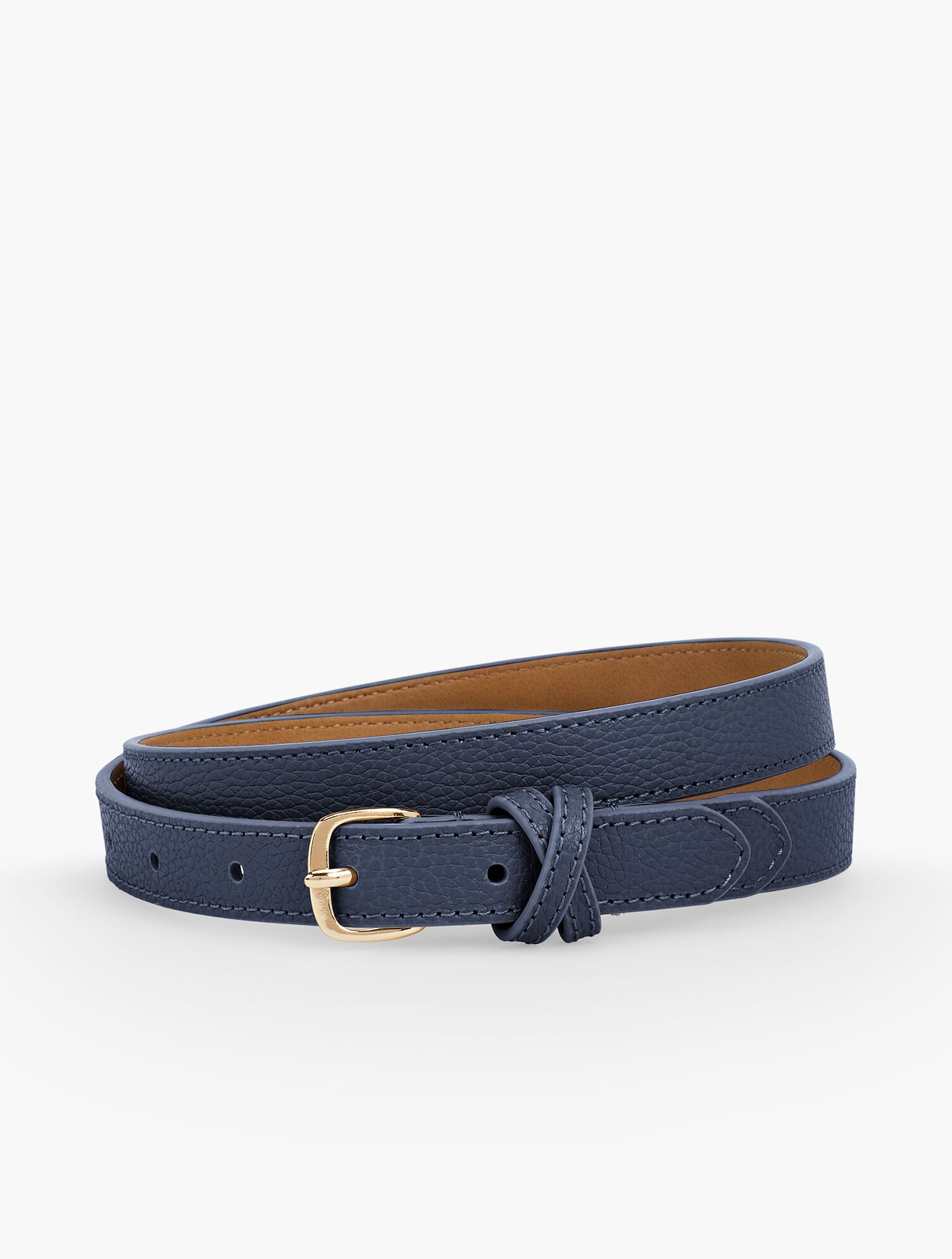 Pebbled Leather Belt
