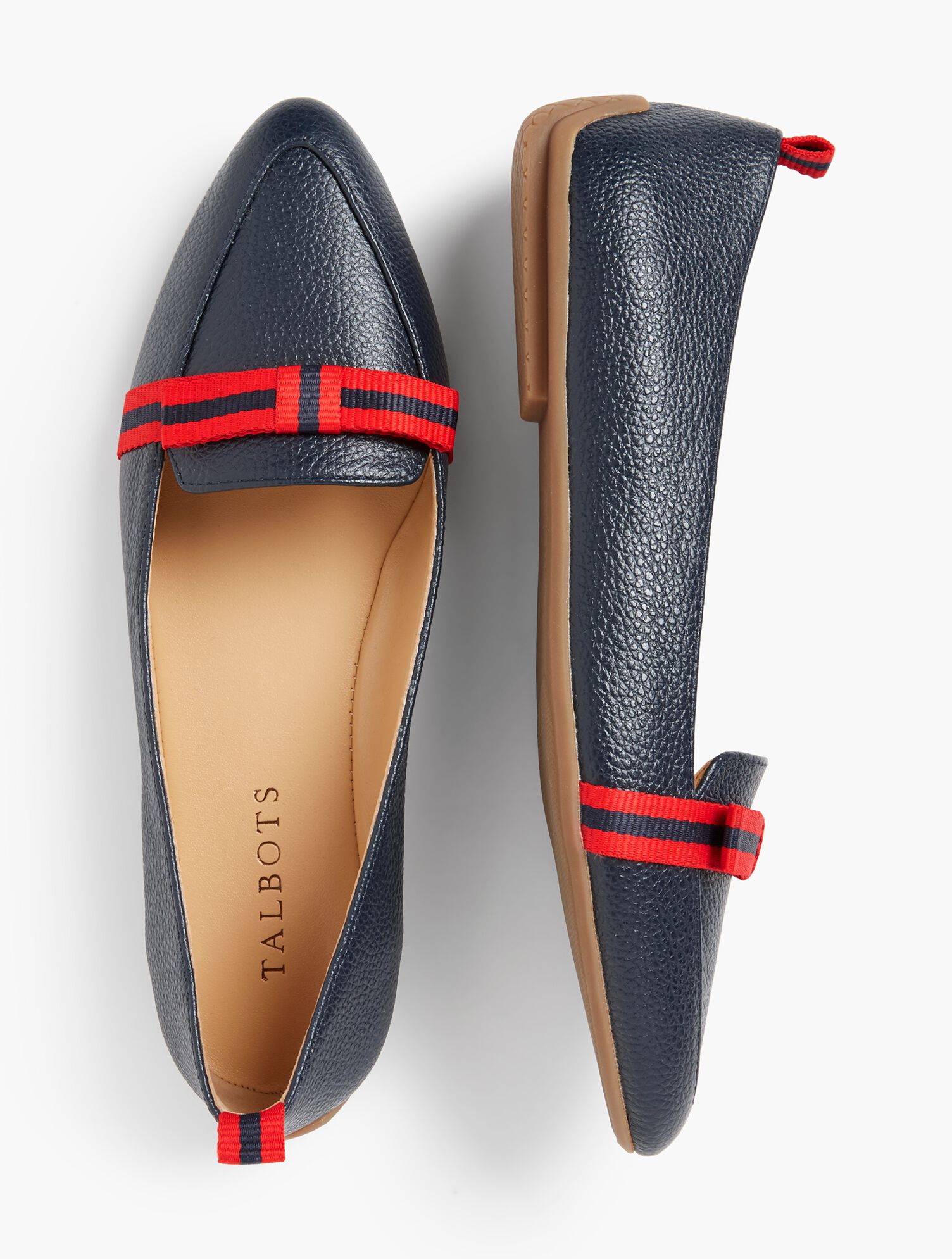 Francesca Grosgrain-Bow Driving Moccasins