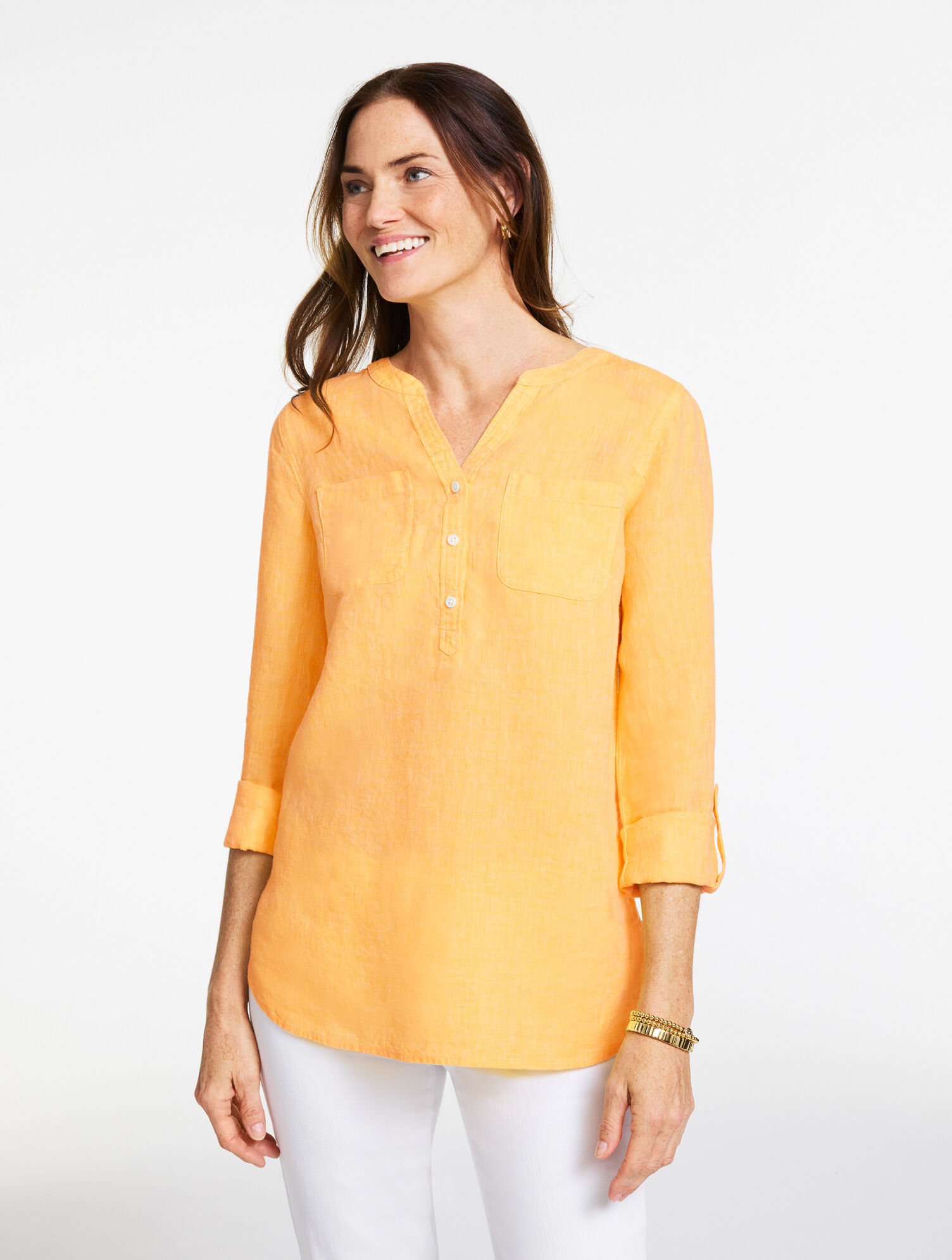 Linen Camp Shirt - Cross Dye