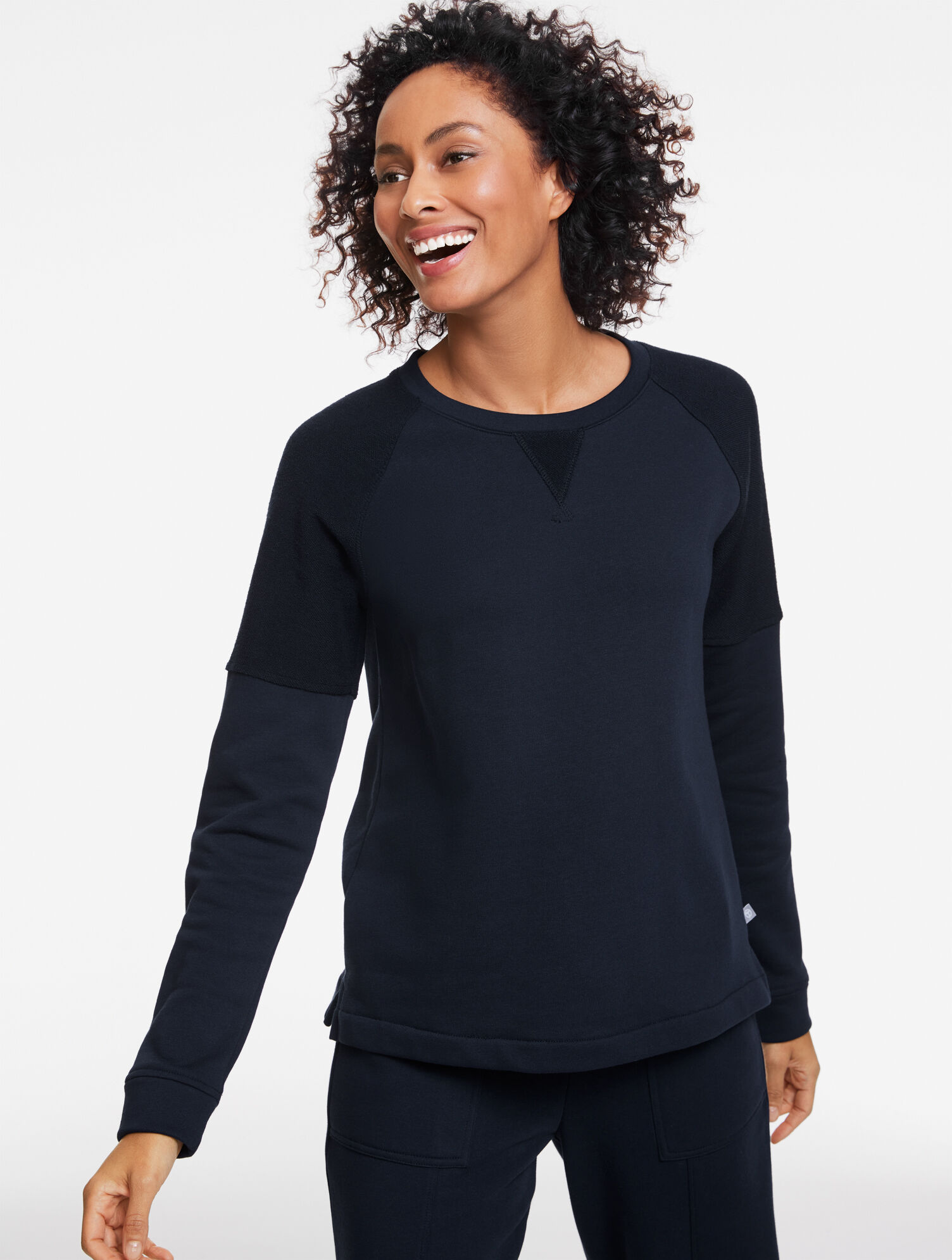 Cozy French Terry Crewneck Pullover