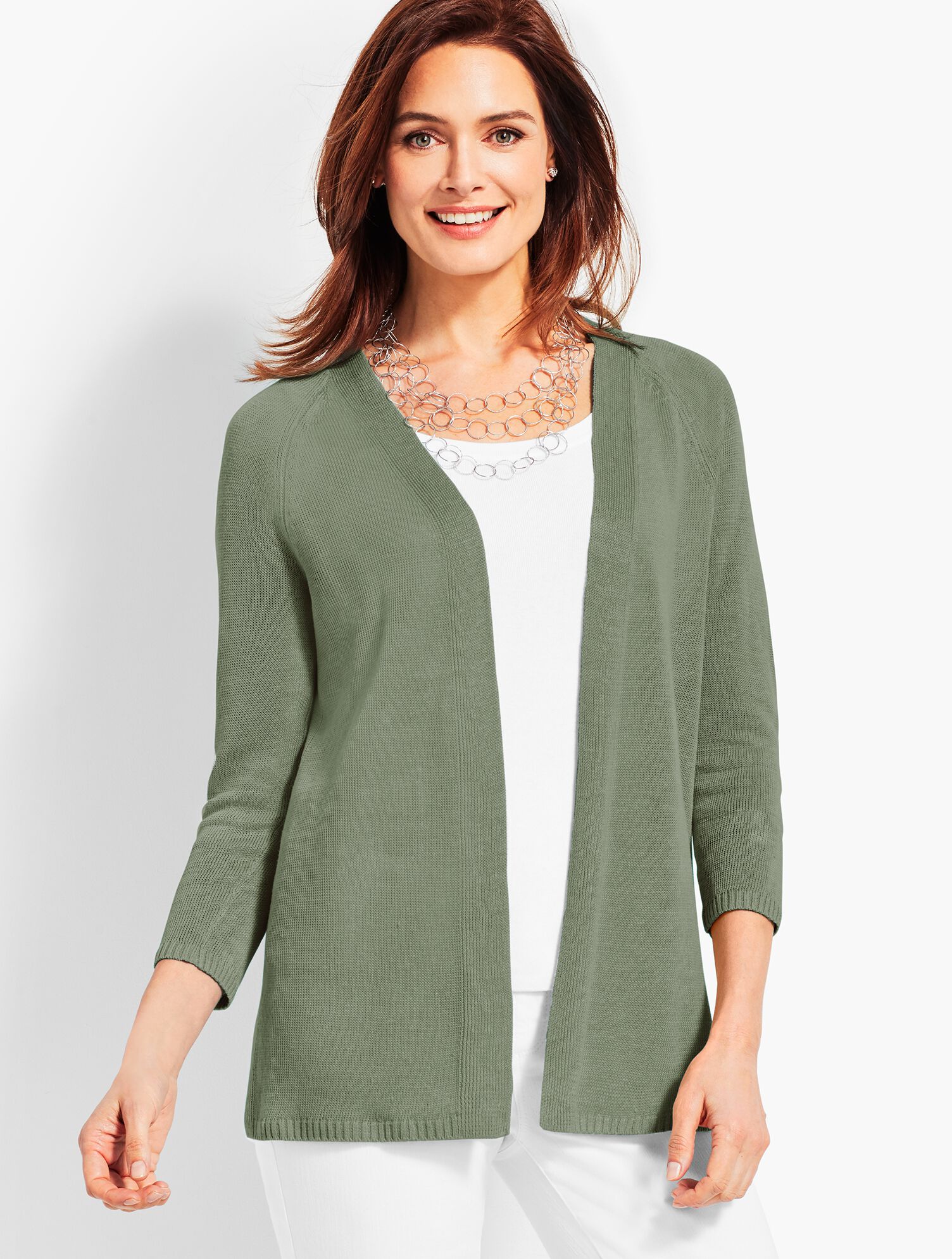 No-Close Linen Cardigan