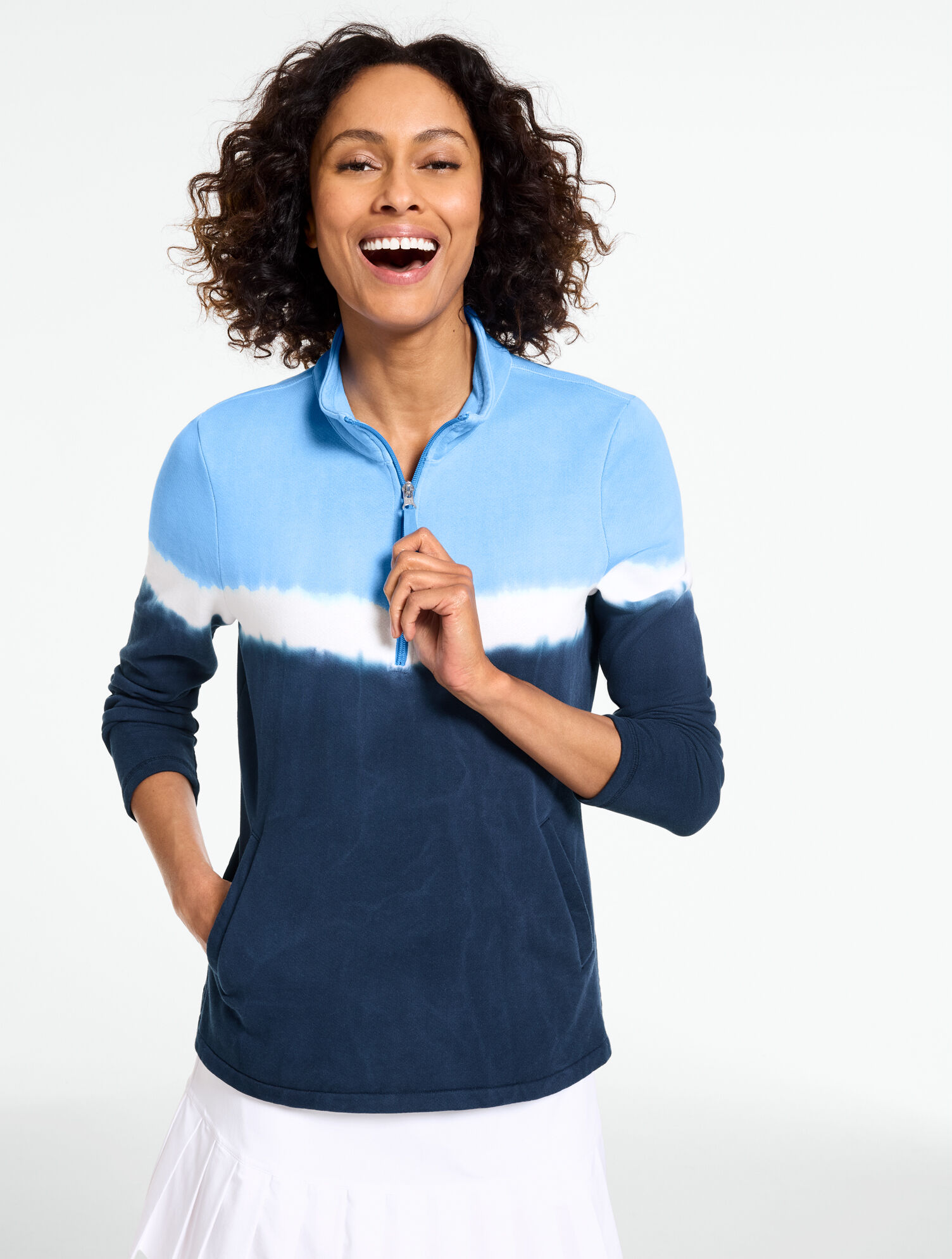 Half-Zip Pullover - Tie-Dye