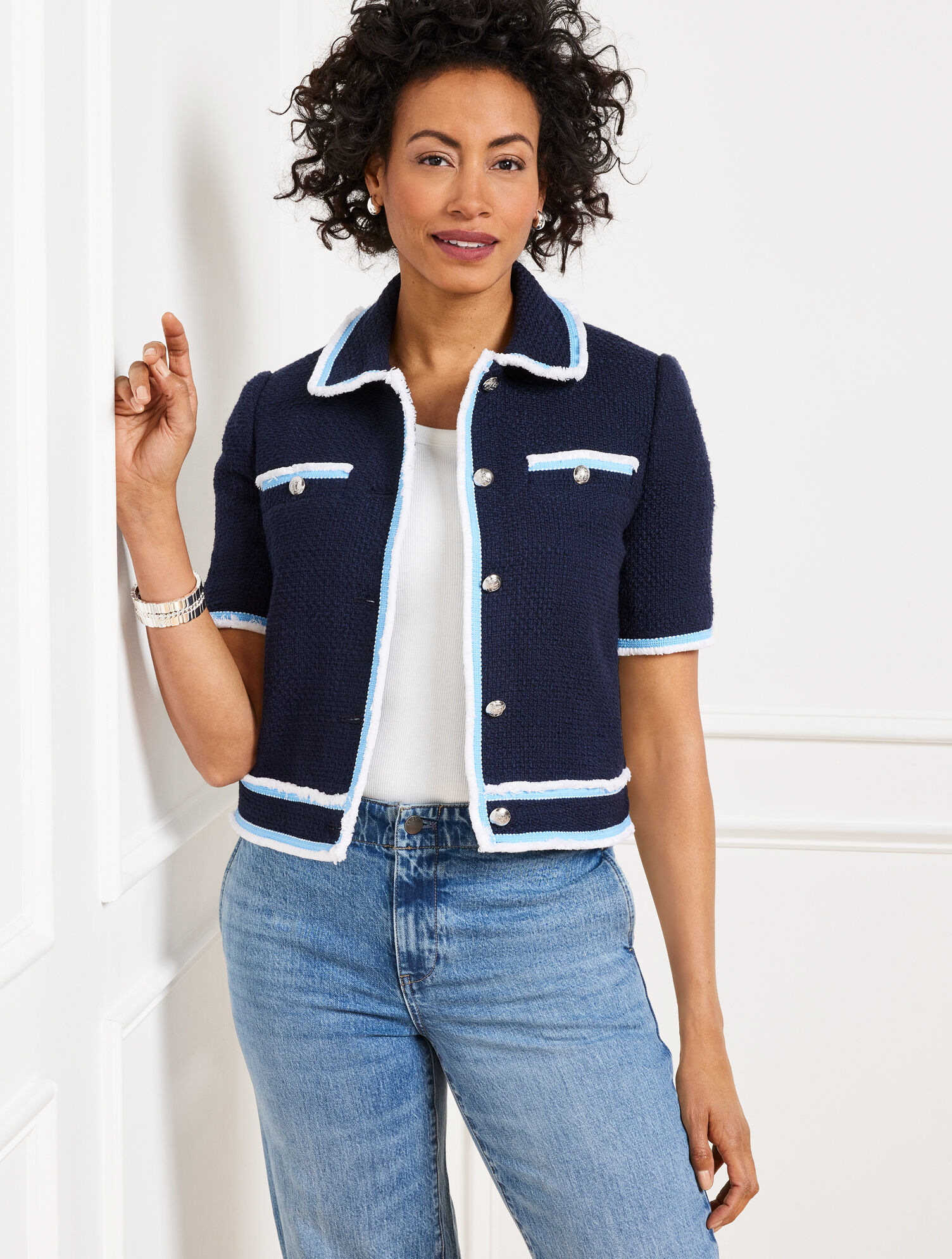 Amherst Tweed Fringe Jacket