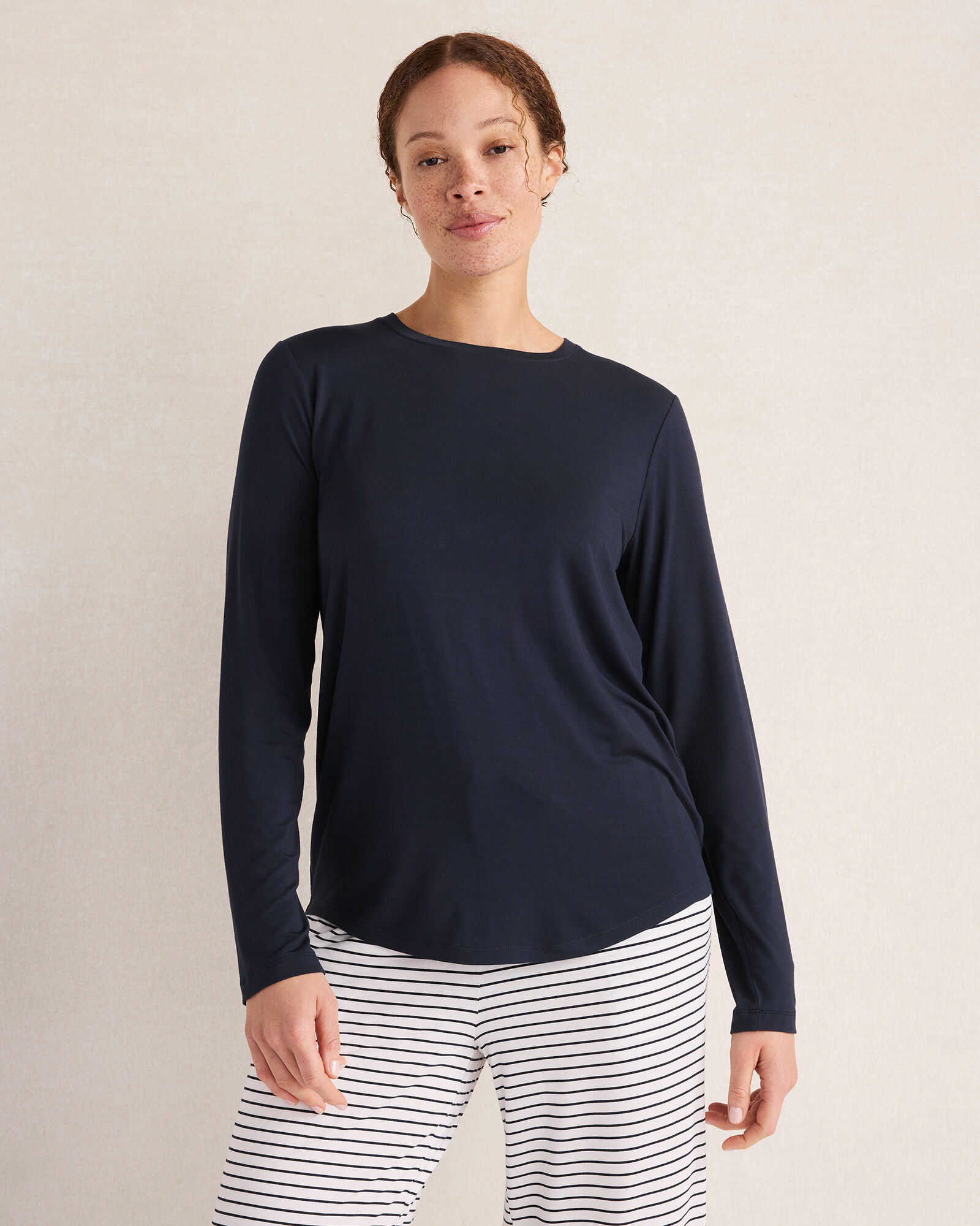 Calm &amp; Cool Long Sleeve Pajama Top