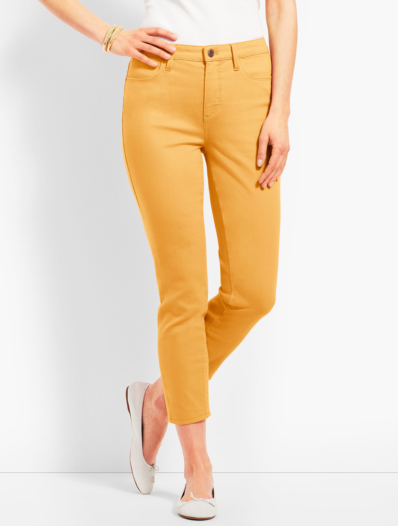 Colored Denim Crop Jegging