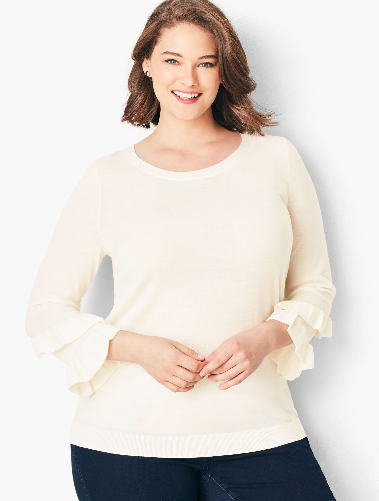 Feminine Flair Merino Sweater