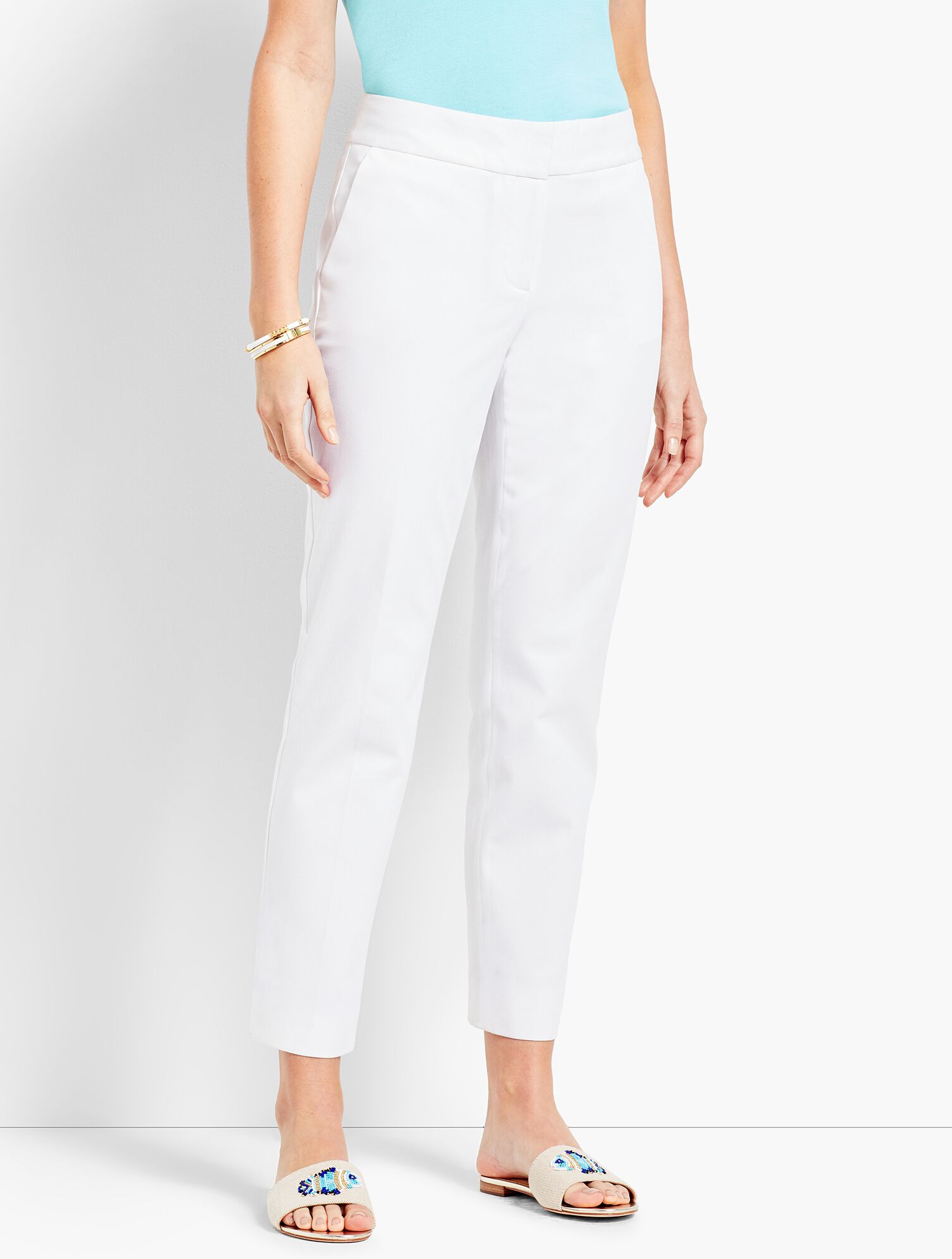 Cotton Piqu&eacute; Slim Crop
