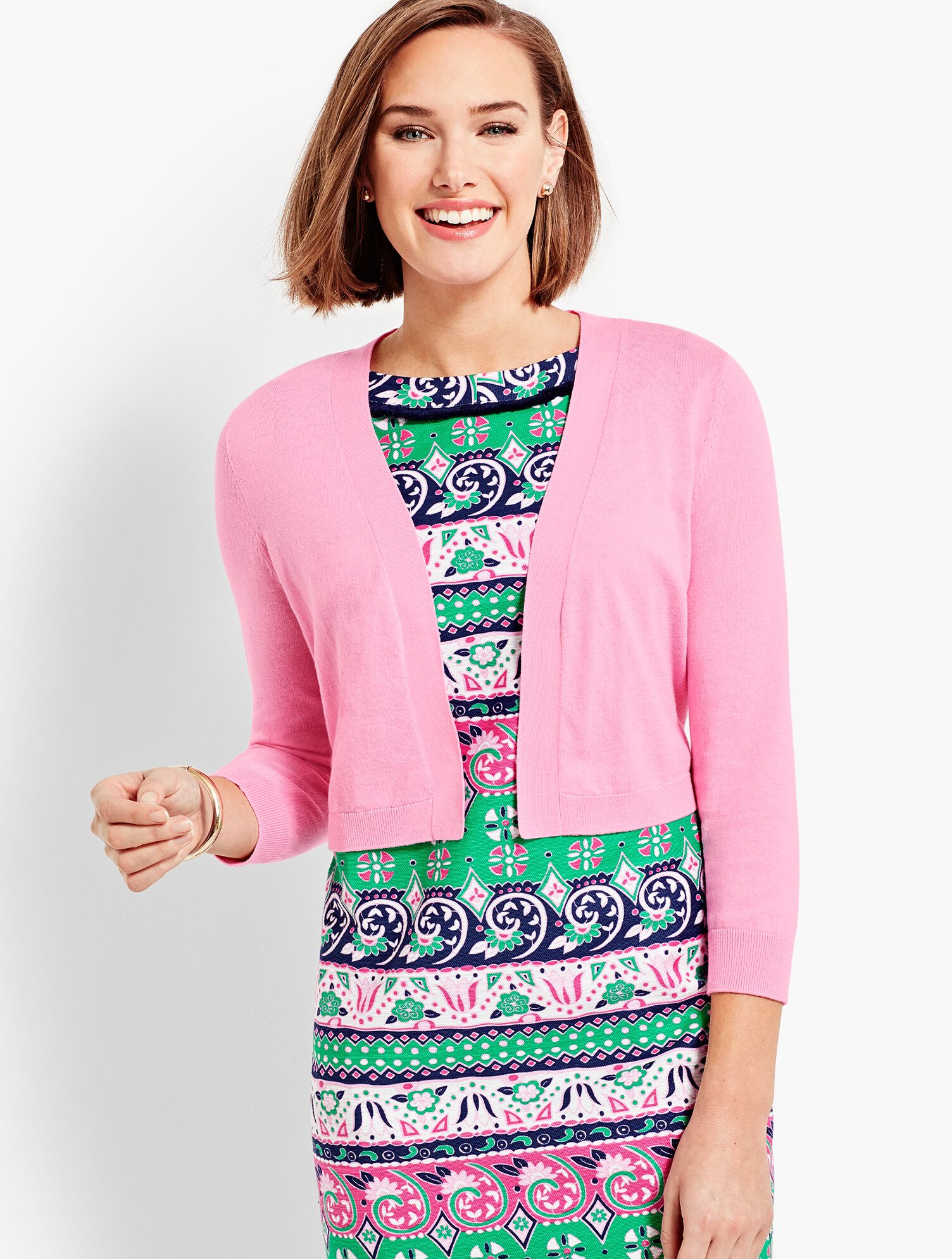 Classic Dress Shrug - Talbots White