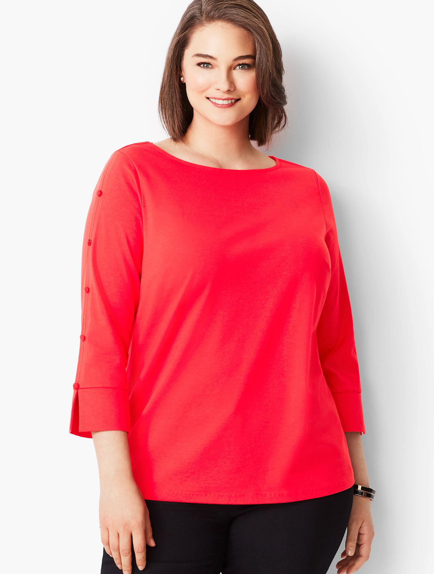 Slit-Sleeve Tee