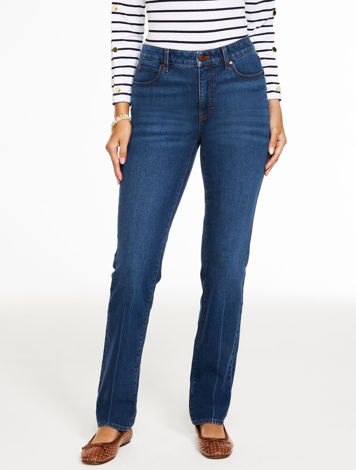 Straight Leg Jeans - Ramona Wash