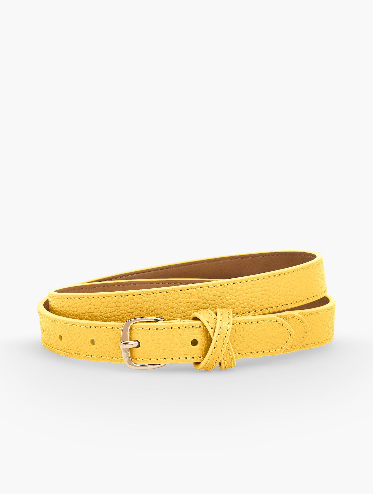 Pebbled Leather Belt