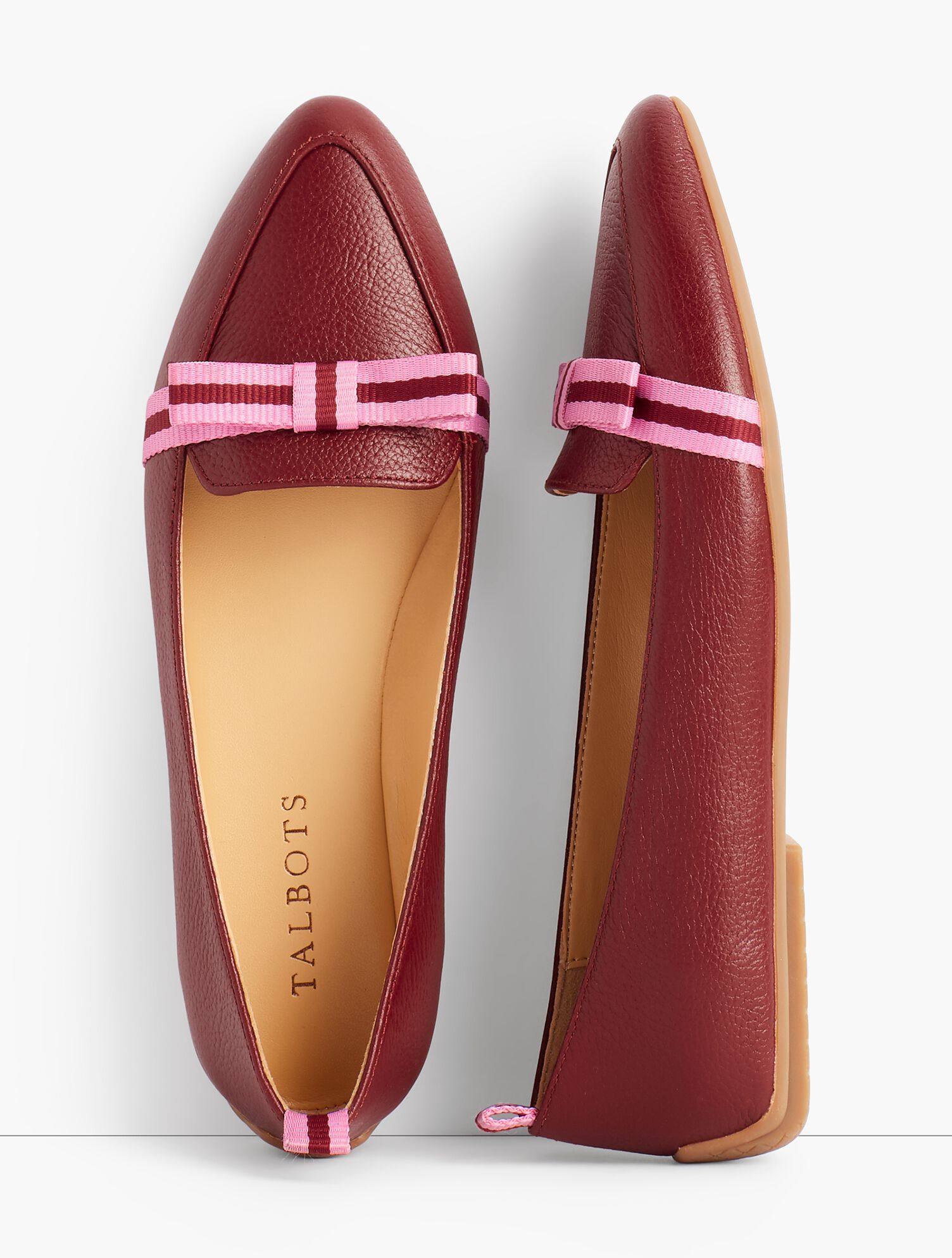 Francesca Grosgrain-Bow Driving Moccasins
