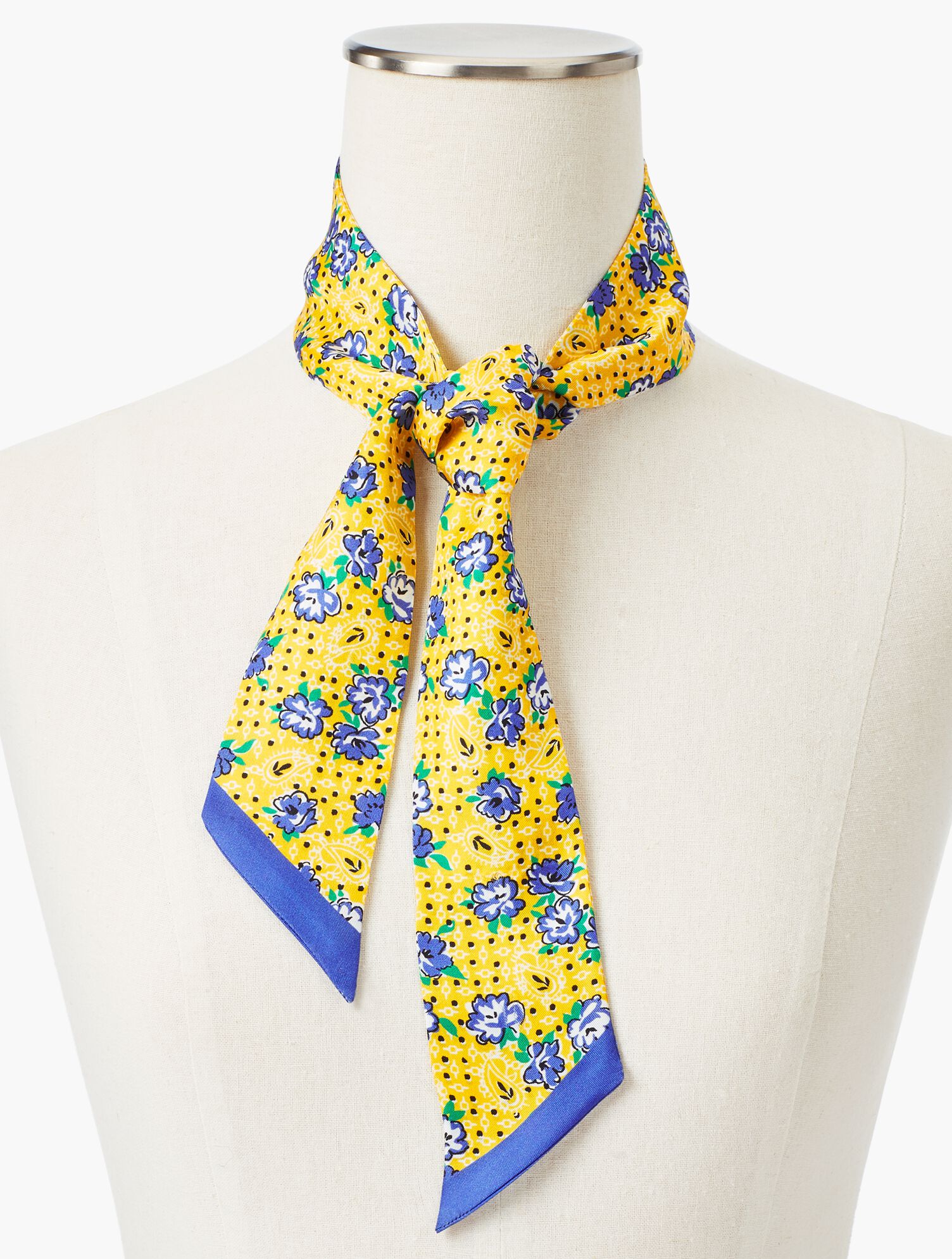 Floral Bandana Mini Scarf