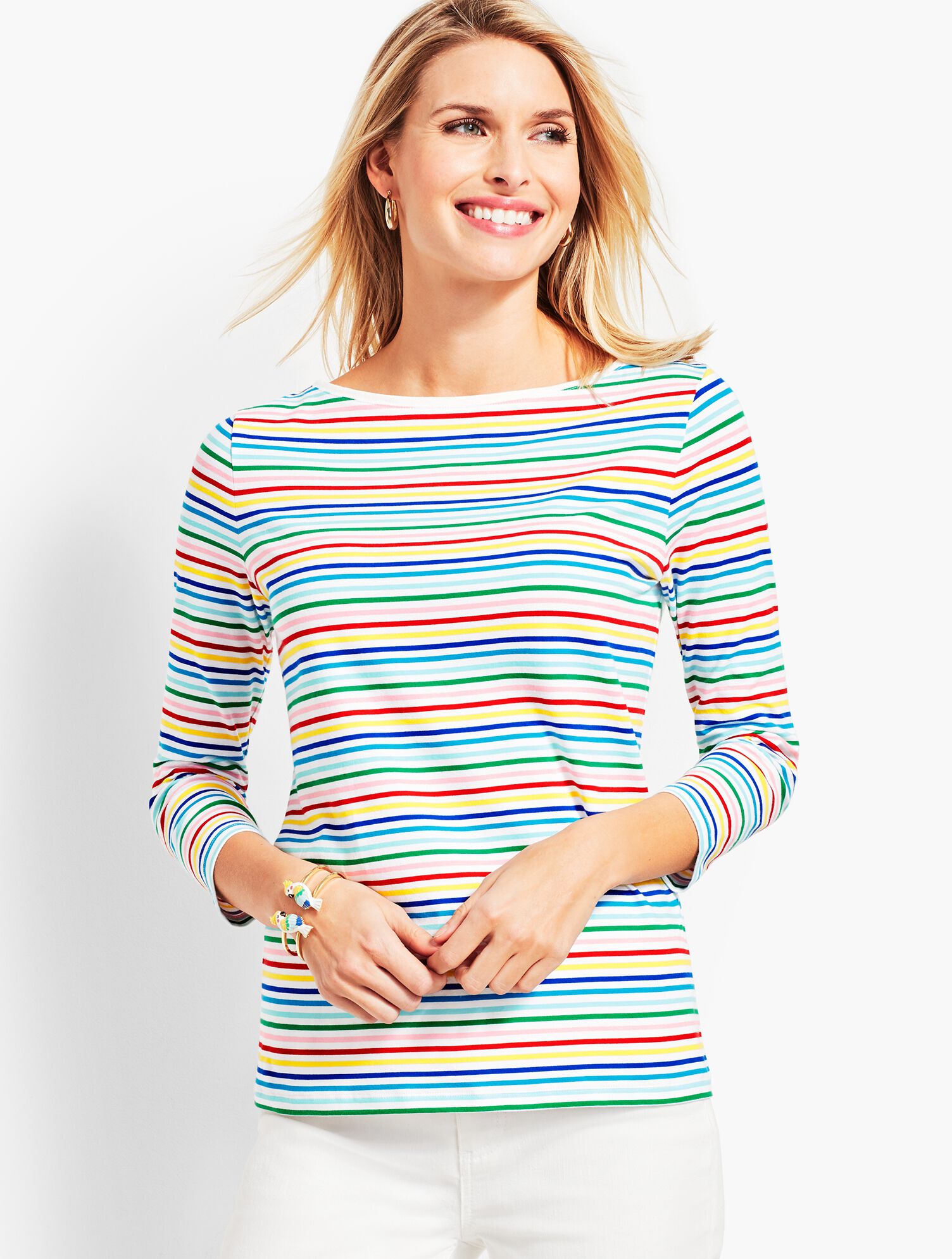 Bateau Tee - Summer Stripe