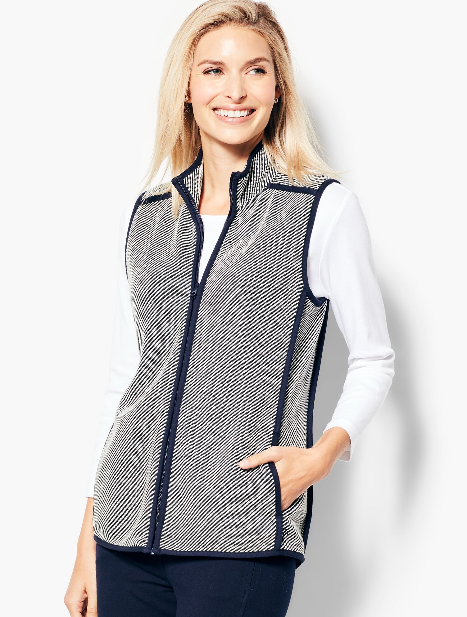 Twill Knit Vest