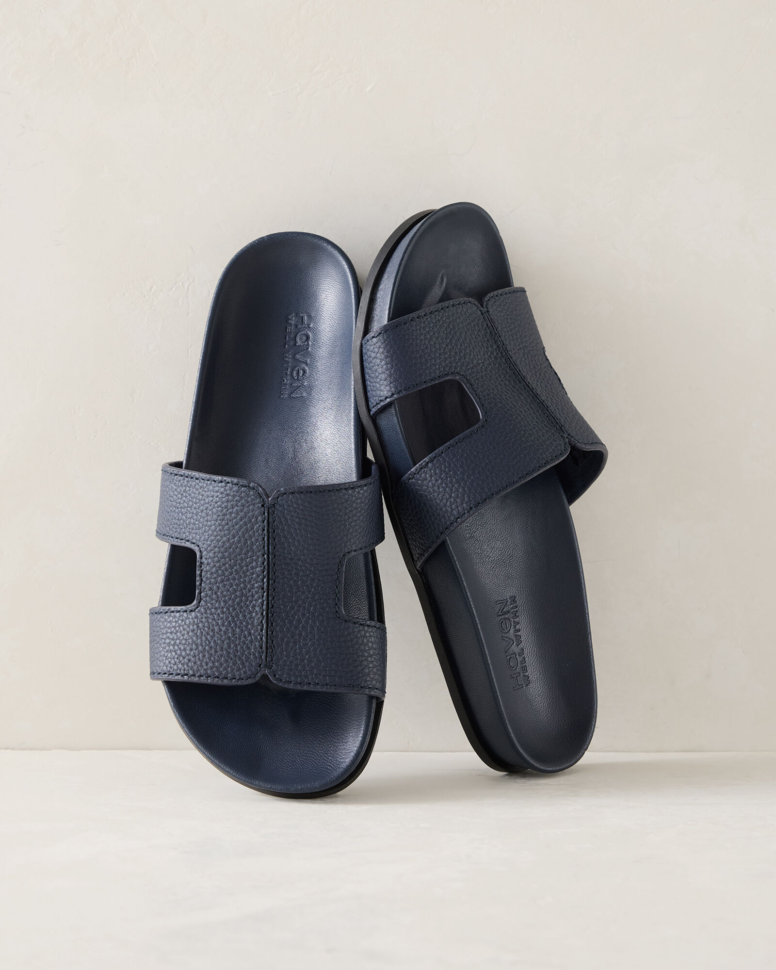 Leather Cutout Slides