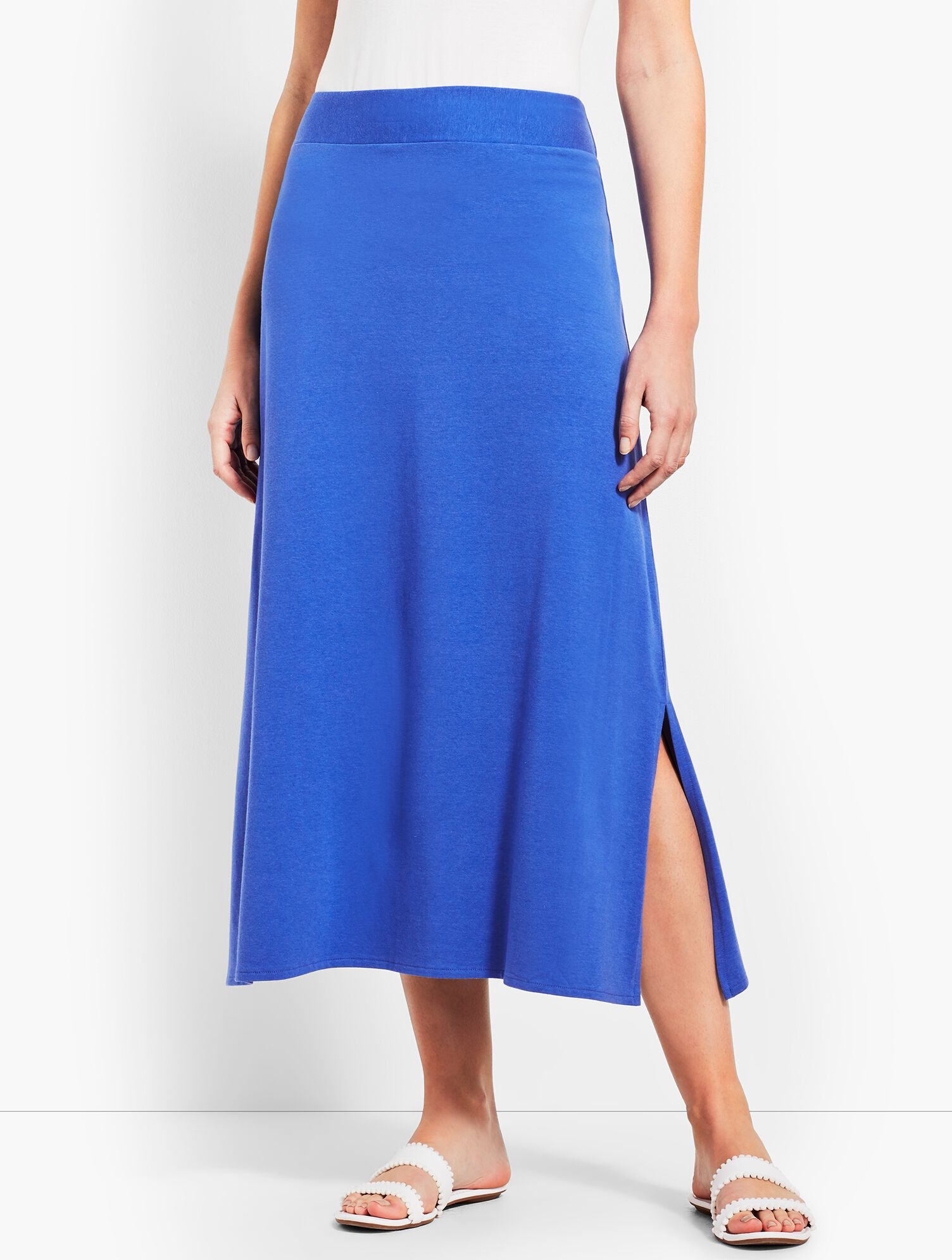 Solid Maxi Skirt