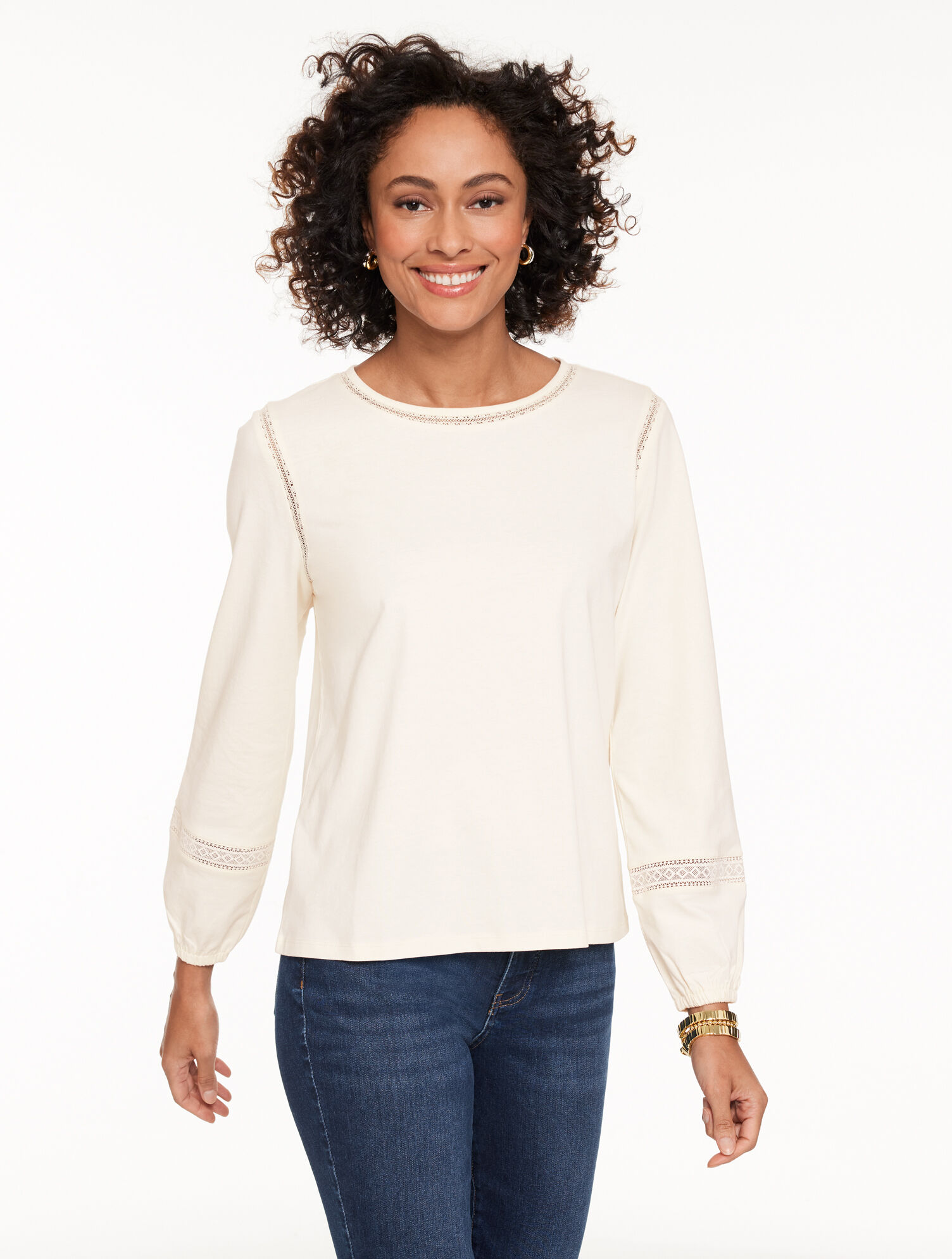Modern Romance Lace Trim Top